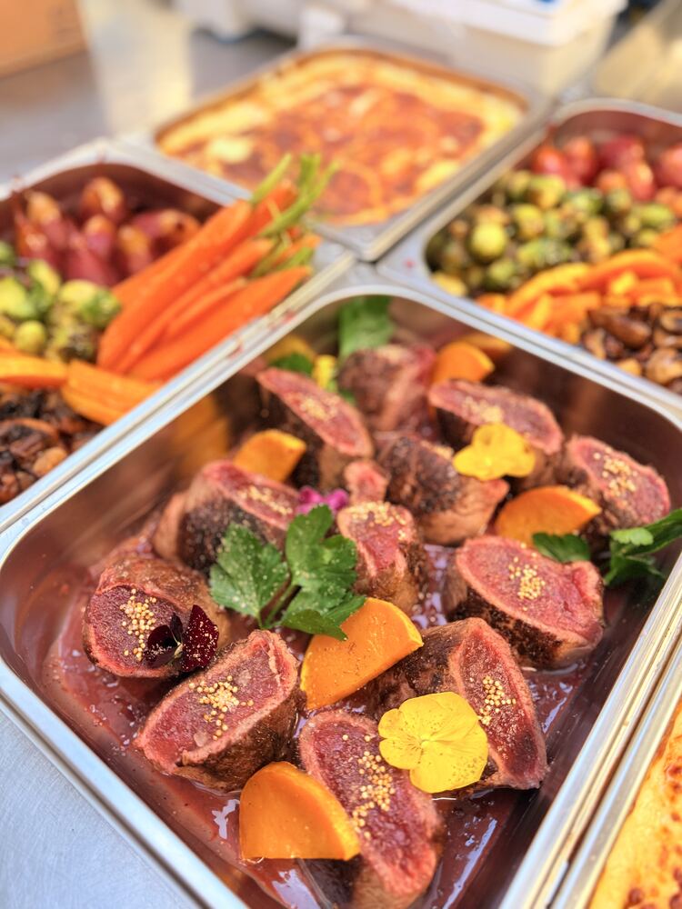 Filet pur de biche sauce grand veneur