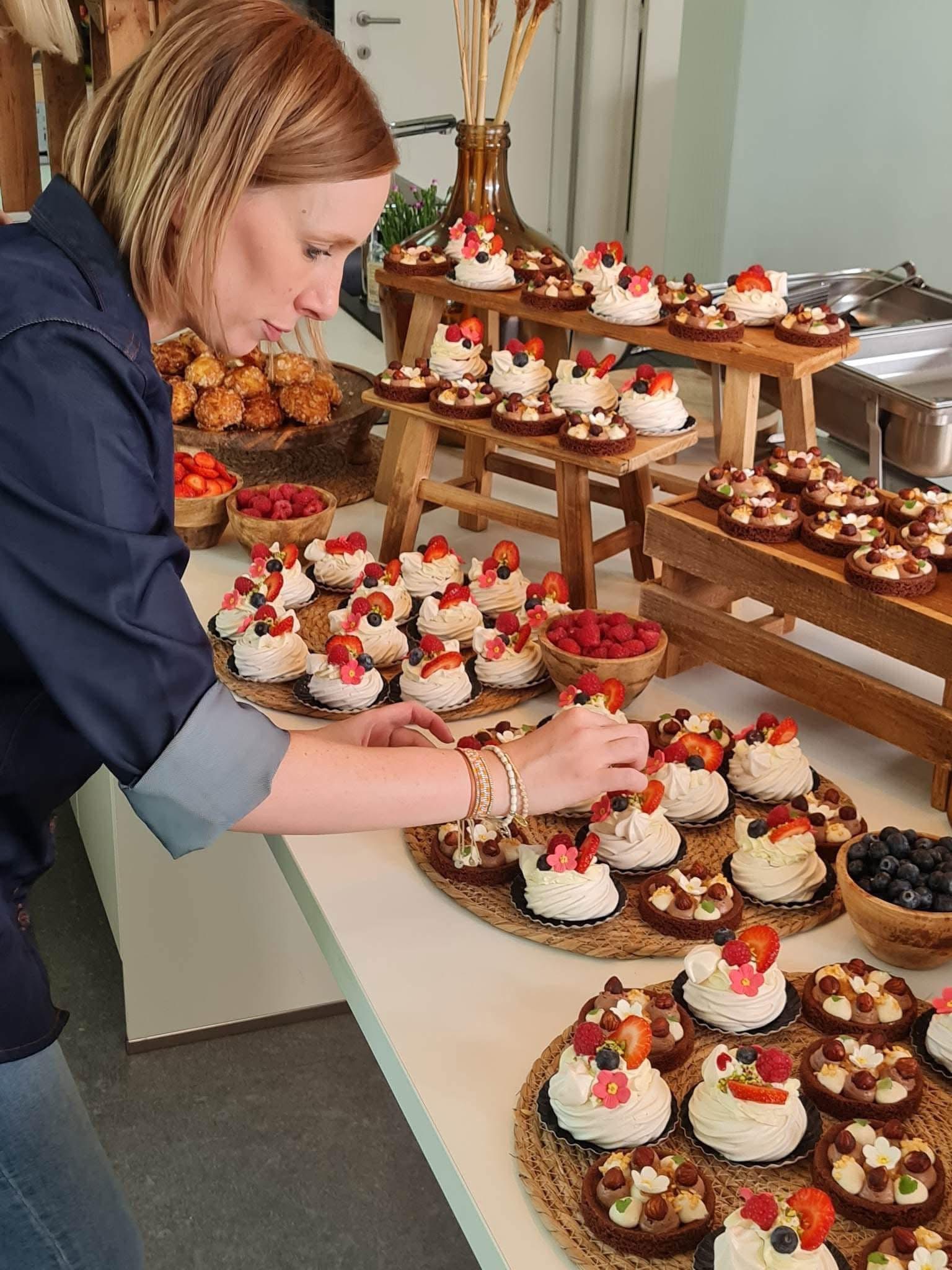 Dressage d'un buffet dessert